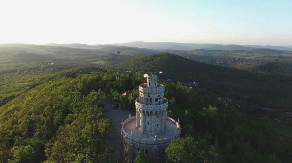 Erzsébet-kilátó mirador de sissi en la parte más alta de Budapest